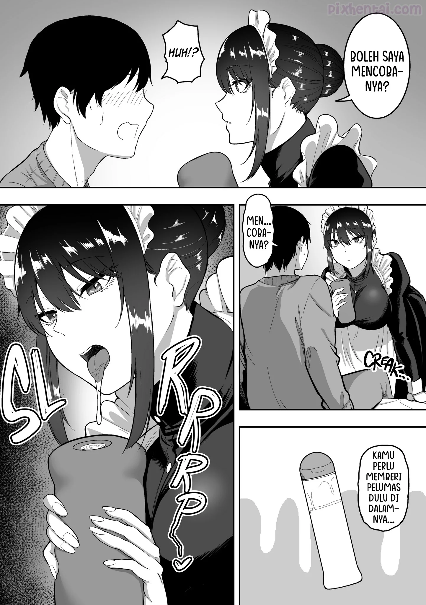 Komik hentai xxx manga sex bokep Maid no Shirasaki-san ni Gohoushi Shite Morau Hanashi part 2 page 7